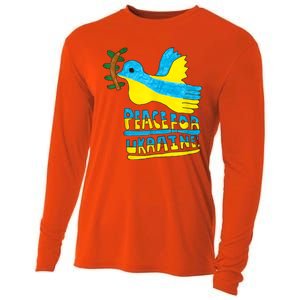 Peace For Ukraine Bird Cooling Performance Long Sleeve Crew