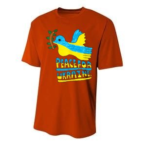 Peace For Ukraine Bird Performance Sprint T-Shirt