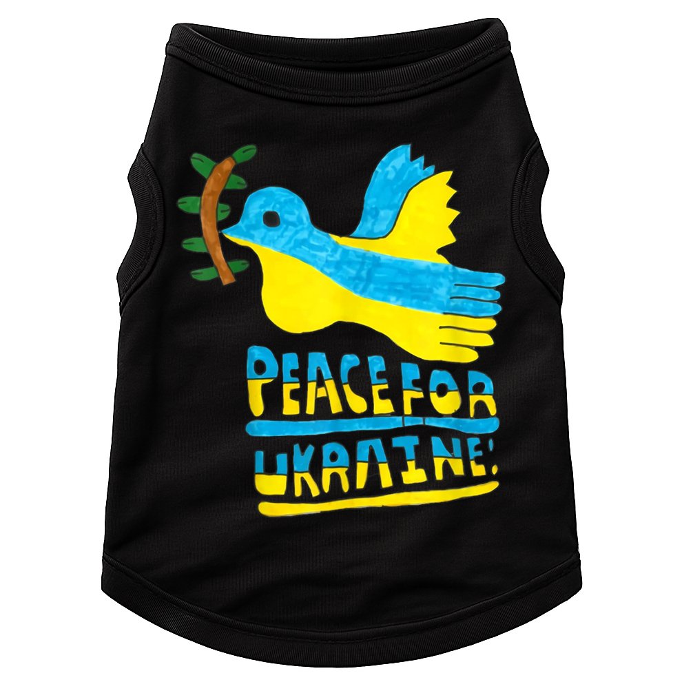 Peace For Ukraine Bird Doggie Tank