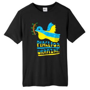 Peace For Ukraine Bird Tall Fusion ChromaSoft Performance T-Shirt