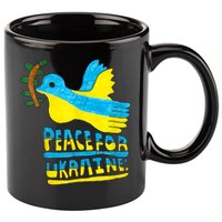 Peace For Ukraine Bird 11oz C Handle Ceramic Mug