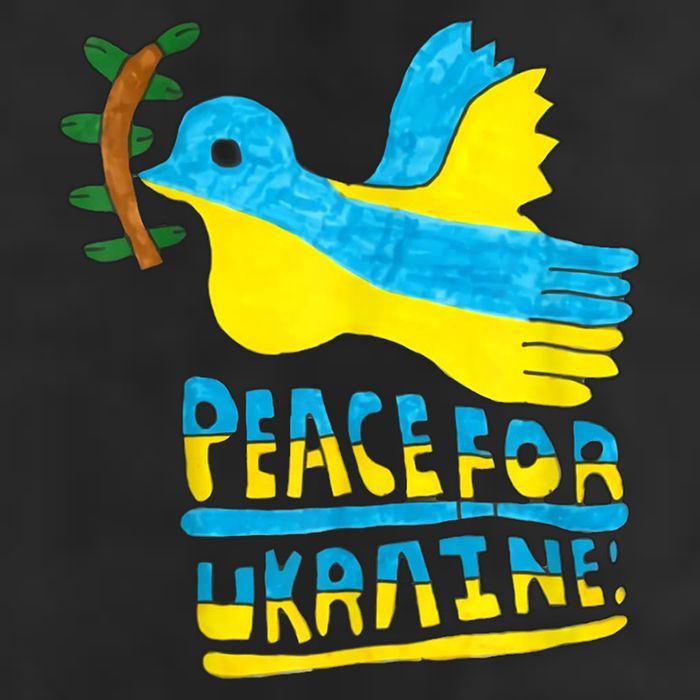 Peace For Ukraine Bird 11oz C Handle Ceramic Mug