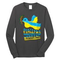 Peace For Ukraine Bird Long Sleeve Shirt