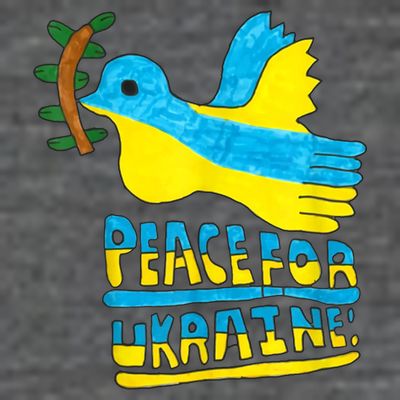 Peace For Ukraine Bird T-Shirt