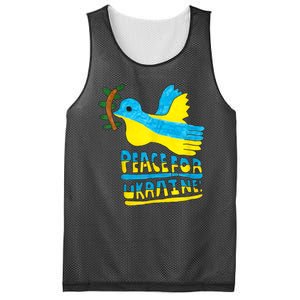 Peace For Ukraine Bird Mesh Reversible Basketball Jersey Tank