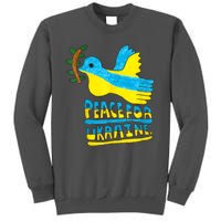 Peace For Ukraine Bird Tall Sweatshirt