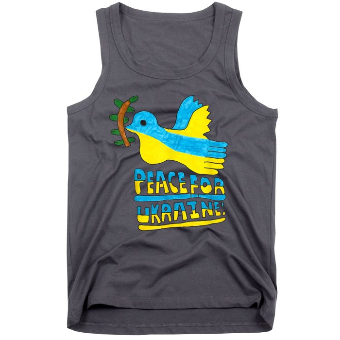 Peace For Ukraine Bird Tank Top