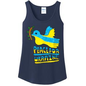 Peace For Ukraine Bird Ladies Essential Tank