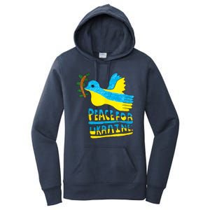 Peace For Ukraine Bird Women's Pullover Hoodie