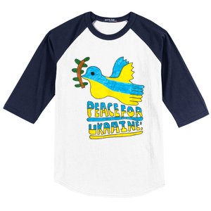 Peace For Ukraine Bird Baseball Sleeve Shirt