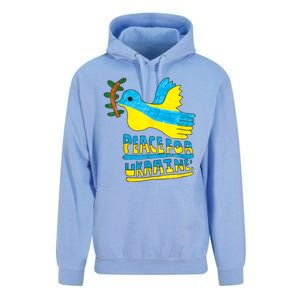 Peace For Ukraine Bird Unisex Surf Hoodie