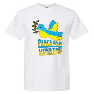 Peace For Ukraine Bird Garment-Dyed Heavyweight T-Shirt