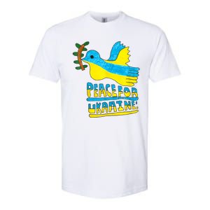 Peace For Ukraine Bird Softstyle CVC T-Shirt