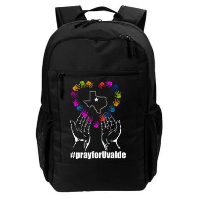 Pray For Uvalde Colorful Handprints Backpack