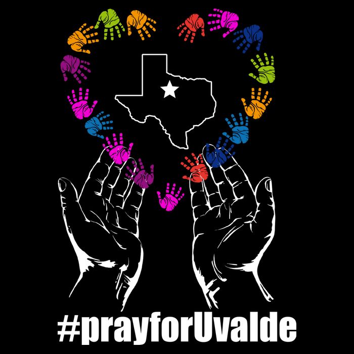 Pray For Uvalde Colorful Handprints Backpack