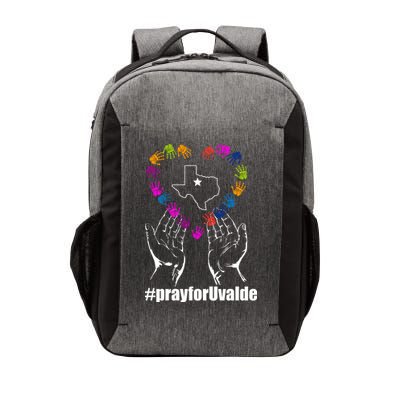 Pray For Uvalde Colorful Handprints Vector Backpack