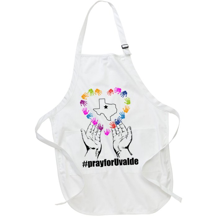 Pray For Uvalde Colorful Handprints Apron