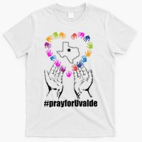Pray For Uvalde Colorful Handprints T-Shirt
