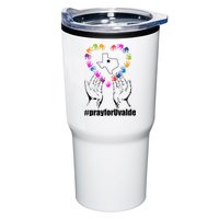 Pray For Uvalde Colorful Handprints Tumbler