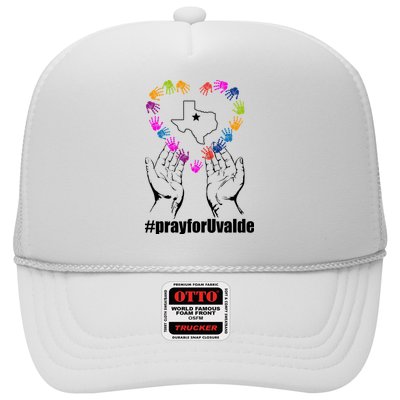 Pray For Uvalde Colorful Handprints Trucker Hat