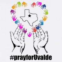 Pray For Uvalde Colorful Handprints Toddler T-Shirt