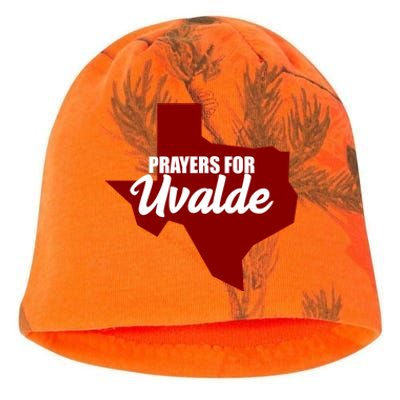 Prayers For Uvalde Texas Strong Kati - Camo Knit Beanie