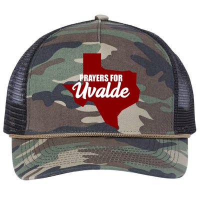 Prayers For Uvalde Texas Strong Retro Rope Trucker Hat Cap