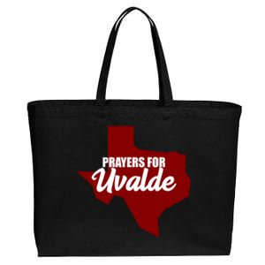 Prayers For Uvalde Texas Strong Cotton Canvas Jumbo Tote