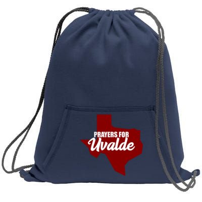 Prayers For Uvalde Texas Strong Sweatshirt Cinch Pack Bag