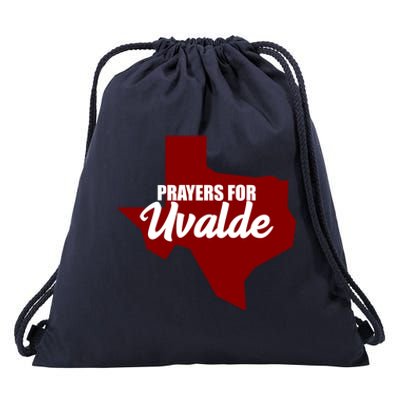 Prayers For Uvalde Texas Strong Drawstring Bag