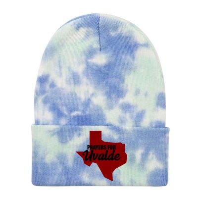 Prayers For Uvalde Texas Strong Tie Dye 12in Knit Beanie