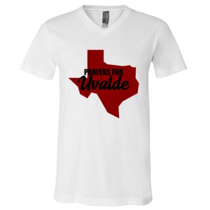 Prayers For Uvalde Texas Strong V-Neck T-Shirt