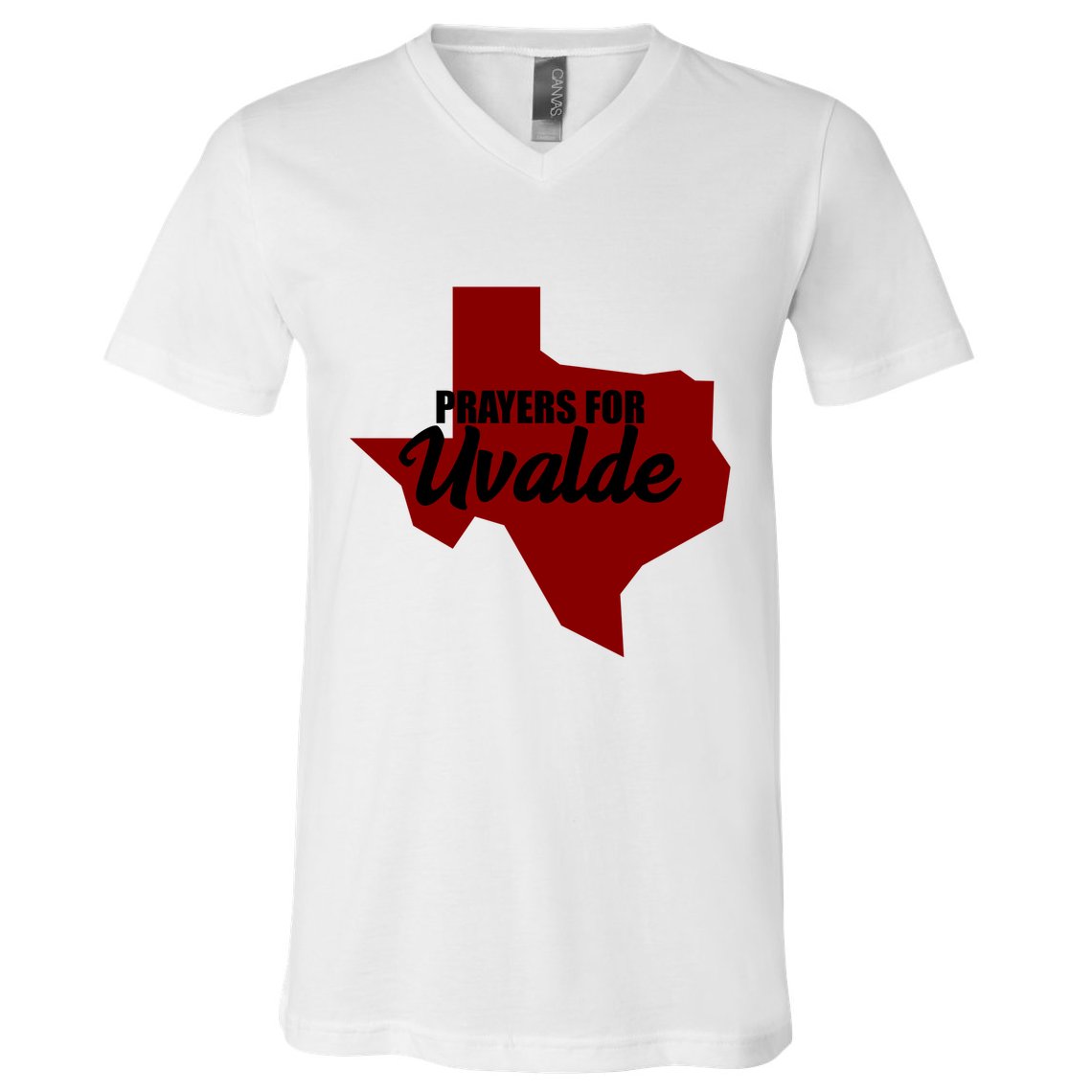 Prayers For Uvalde Texas Strong V-Neck T-Shirt