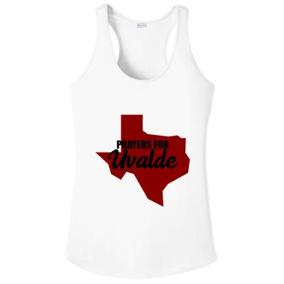 Prayers For Uvalde Texas Strong Ladies PosiCharge Competitor Racerback Tank