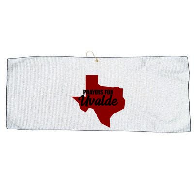 Prayers For Uvalde Texas Strong Large Microfiber Waffle Golf Towel