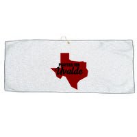 Prayers For Uvalde Texas Strong Large Microfiber Waffle Golf Towel