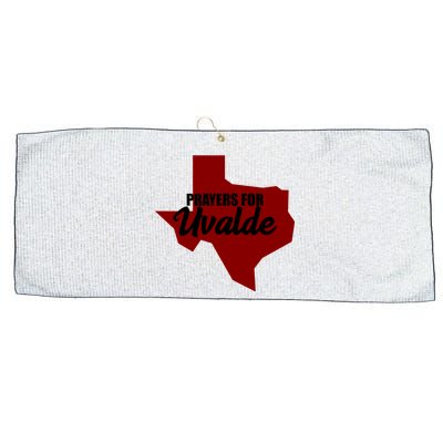 Prayers For Uvalde Texas Strong Large Microfiber Waffle Golf Towel