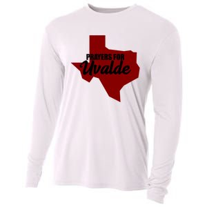 Prayers For Uvalde Texas Strong Cooling Performance Long Sleeve Crew