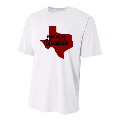 Prayers For Uvalde Texas Strong Youth Performance Sprint T-Shirt