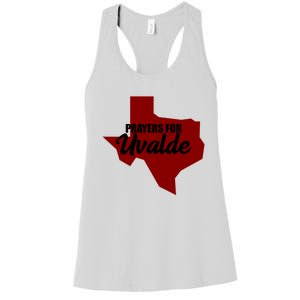 Prayers For Uvalde Texas Strong Women's Racerback Tank