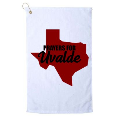 Prayers For Uvalde Texas Strong Platinum Collection Golf Towel