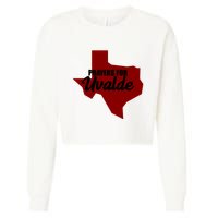 Prayers For Uvalde Texas Strong Cropped Pullover Crew