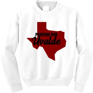 Prayers For Uvalde Texas Strong Kids Sweatshirt