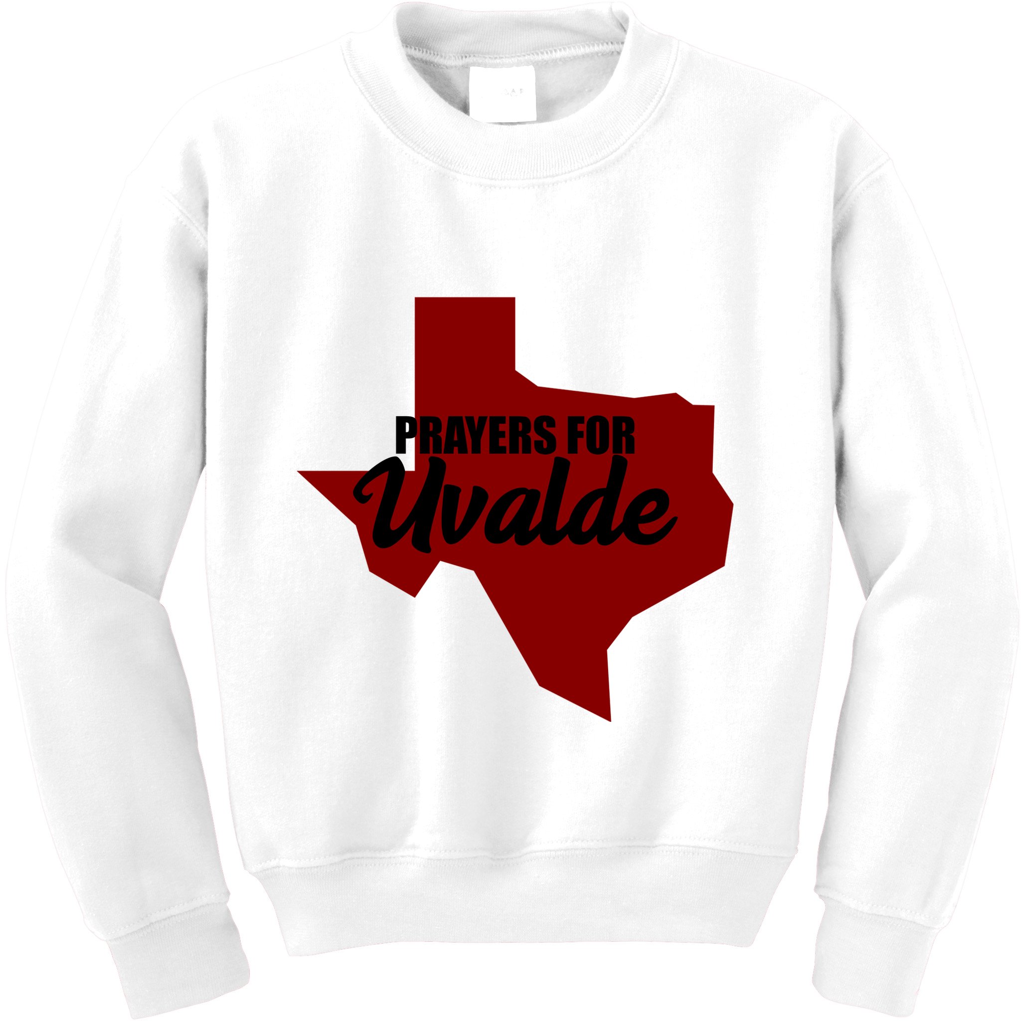 Prayers For Uvalde Texas Strong Kids Sweatshirt