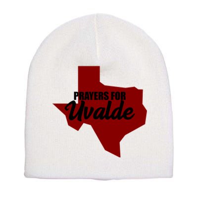 Prayers For Uvalde Texas Strong Short Acrylic Beanie