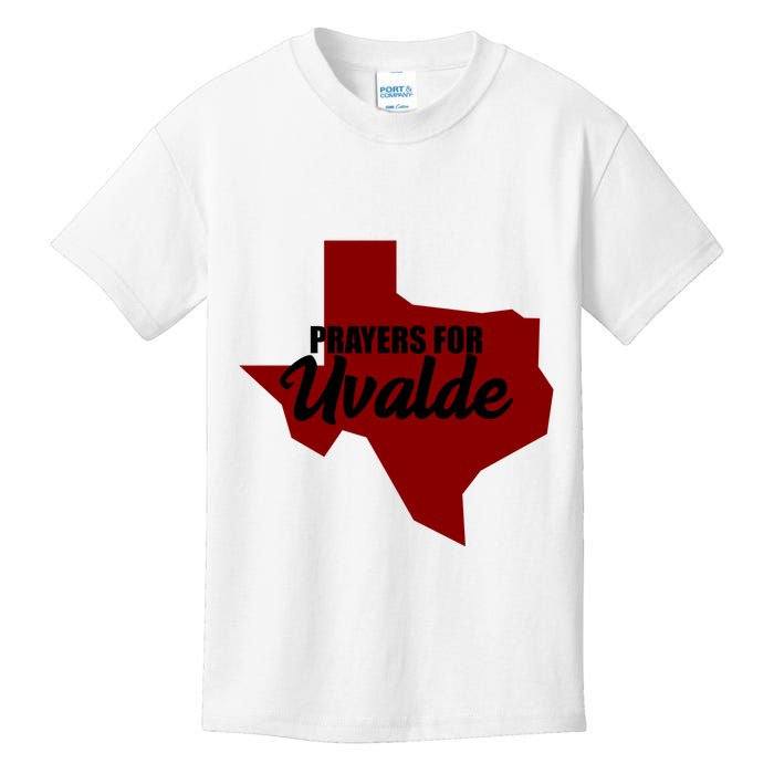 Prayers For Uvalde Texas Strong Kids T-Shirt