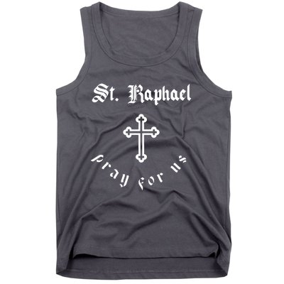 Pray For Us St. Raphael Tank Top