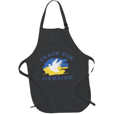 Peace For Ukraine Flag I Stand With Ukraine Support Ukraine Apron