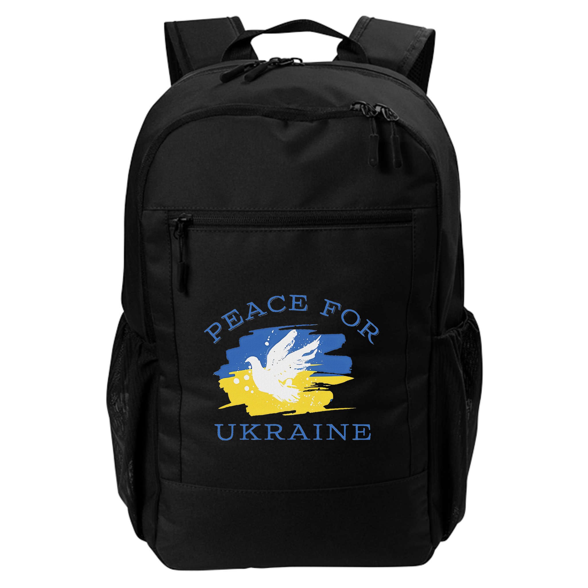 Peace For Ukraine Flag I Stand With Ukraine Support Ukraine Backpack