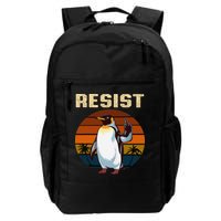 Penguin Flippers Up Resist Funny Penguins Against Trump Backpack